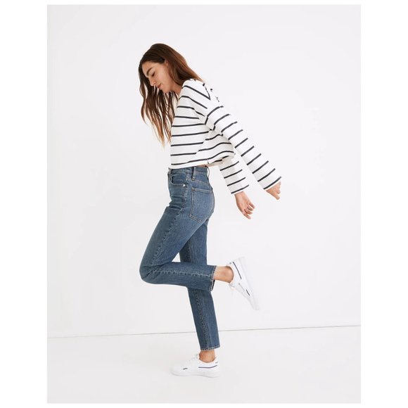 Madewell Classic Straight Jeans in Corson Wash 25 - Picture 2 of 7